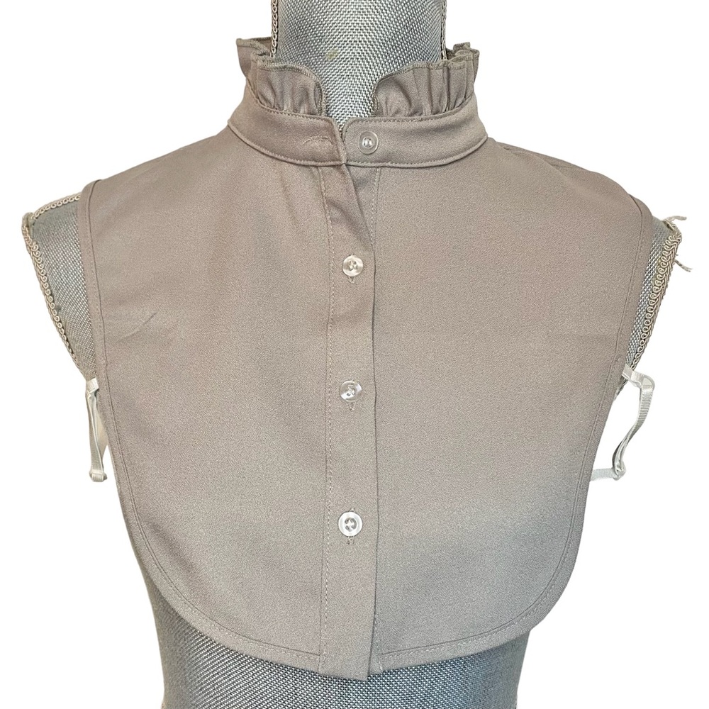 Gray Ruffle Dickey - Picture 2 of 6